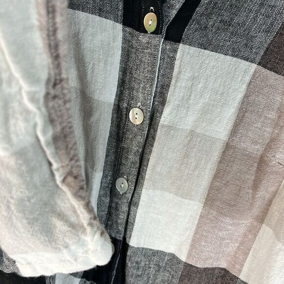 Soft Surroundings Carreux Shirt Plaid Size Small - Picture 7 of 8